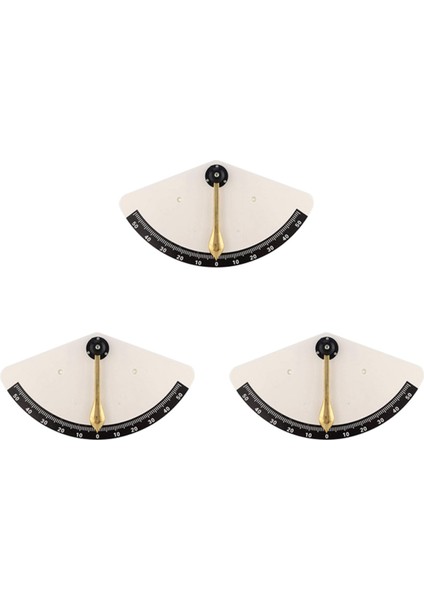 3x Inklinometre Deniz Klinometre Seviyesi Gemiler Için Gemiler Için Bulucu Aletleri Yatlar Rvs Doğal (Yurt Dışından)