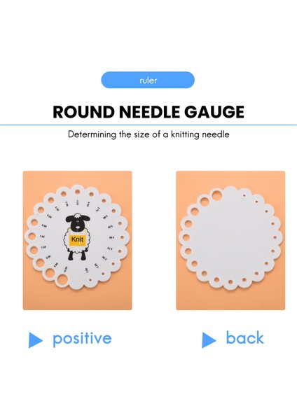 Örgü Iğne Göstergesi Cetveli (Yurt Dışından) indirimleri