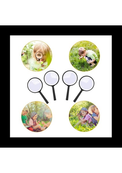 Çocuklar Büyüteç Cam 40 Adet Plastik El Tipi Mini Taşınabilir Büyüteç Küçük Çocukları Büyüteç Için Oyuncaklar Explorer (Yurt Dışından) fiyatları