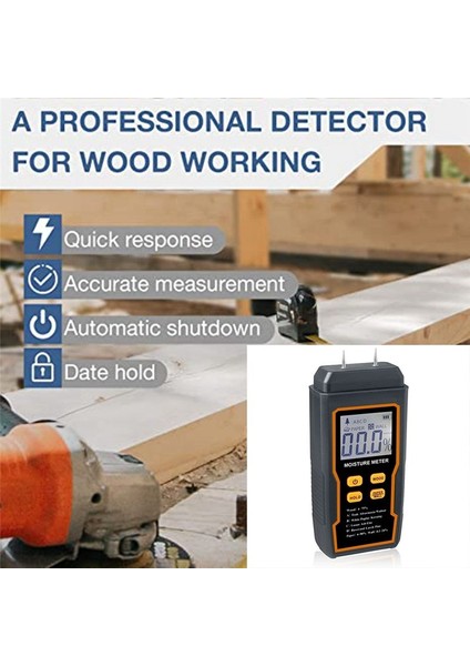 Ahşap Nem Ölçer Dijital Nem Test Cihaz El Tipi Iğne Nem Dedektörü Yakacak Odun Duvar Kağıdı Alçıpan (Yurt Dışından) fırsatları