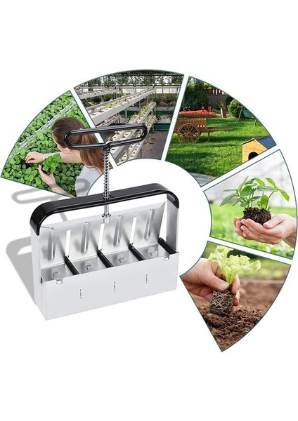 Tutlu Toprak Bloku Maker Kalıp Engelleme Aracı Tohum Başlangıç Çimlenmesi (Yurt Dışından) fiyatları