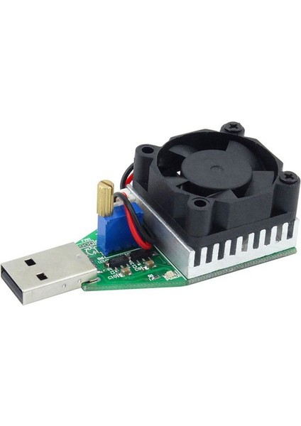 USB Pil Kapasite Test Cihazı Ayarlanabilir Sabit Akım Yükü 15W Direnç Şarj Test Merkezi (Yurt Dışından)