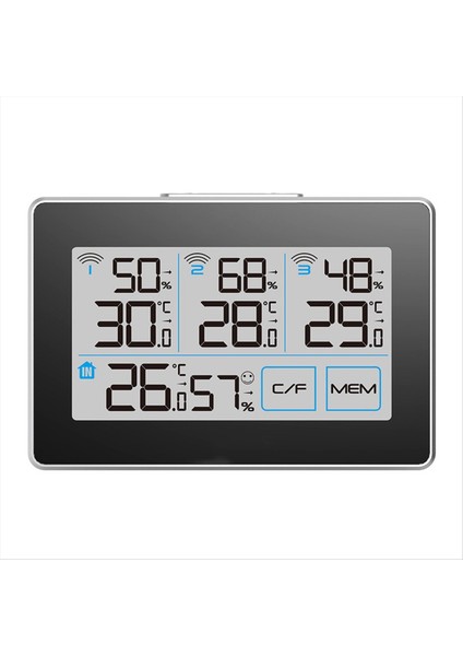 Sıcaklık ve Nem Sensörü Dijital Termometre Iç Mekan Higometre Sıcaklık Nem Dijital Hava Monitörü (Yurt Dışından) fırsatları