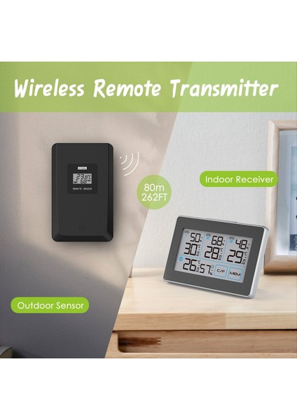 Sıcaklık ve Nem Sensörü Dijital Termometre Iç Mekan Higometre Sıcaklık Nem Dijital Hava Monitörü (Yurt Dışından) indirimleri