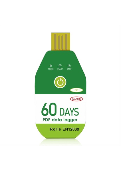 Alarm USB Soketi ile Soğuk Zincir Taşımacılığı Için Dijital Minyatür Yüksek Doğruluk Veri Oturum Cihazı Sıcaklık Sensörü 60 Gün (Yurt Dışından) modelleri