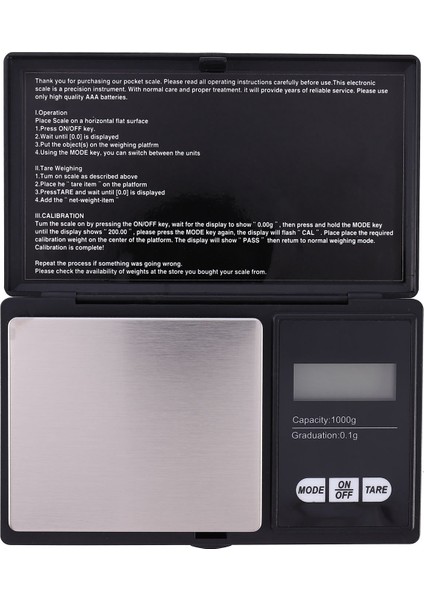 Dijital Ölçek 1000G x 0 1g Takı Cep Gram Altın Gümüş Madeni Para Hassas Yeni (Yurt Dışından)