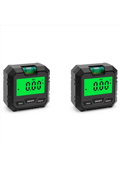 2x Mini Dijital Protraktör Incinometre Goniyometre Seviye Açılı Ölçüm Ölçüm Meter Bulucu Seviye Kutusu Siyah (Yurt Dışından) fiyatları