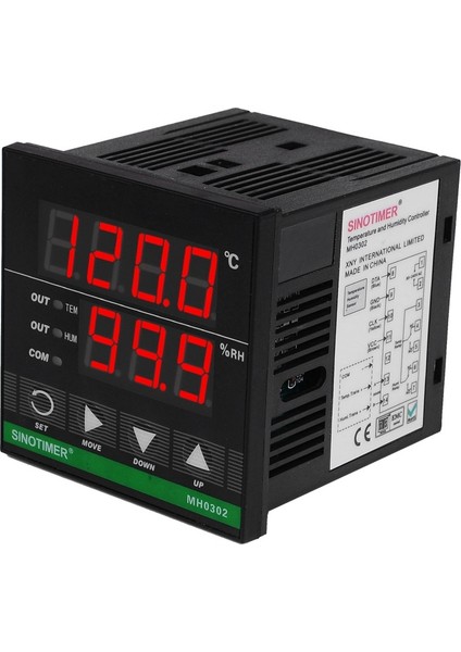Sinotimer Sıcaklık Nem Kontrolörü MH0302 Panel Monte Dijital Sıcaklık ve Nem Kontrolör Sensörü (Yurt Dışından) fiyatları