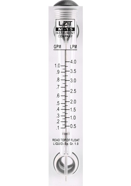 3x Siyah Ayarlanabilir Düğme 0 1-1 Gpm Panel Tip Su Akış Ölçer Lzm-15 (Yurt Dışından) modelleri
