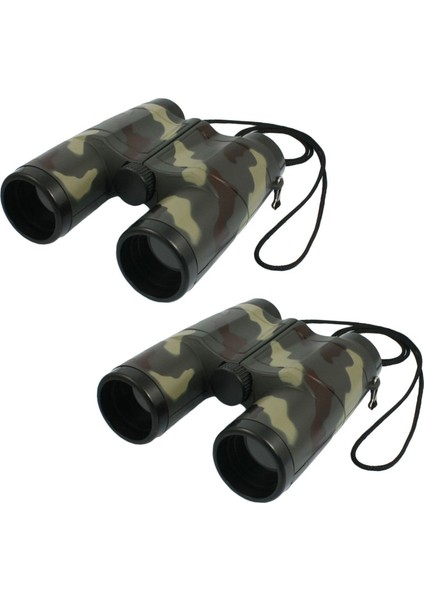 2pcs 4x 31MM Lens Kamuflaj Deseni Çocuk Için Binoküler Teleskop + Boyun Kayışı (Yurt Dışından)