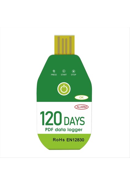 Alarm USB Soketi ile Soğuk Zincir Taşımacılığı Için Dijital Minyatür Yüksek Doğruluk Veri Günlüğü Sıcaklık Sensörü 120 Gün (Yurt Dışından) fiyatları