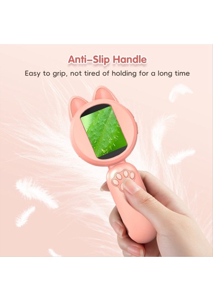 2 Inç Çocuk Mikroskop Cep Mikroskobu Taşınabilir Elektrikli Dijital Büyüteç Cam Mikroskop Açık Gövde Oyuncak D (Yurt Dışından) fırsatları