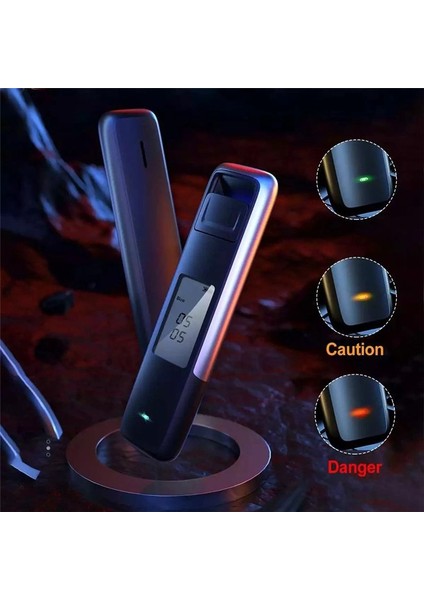 Taşınabilir Temassız Üfleme Alkol Polisi Yüksek Hassasiyetli Test Cihazı Dijital Ekran USB Şarj Edilebilir Bac 1 (Yurt Dışından) fiyatları