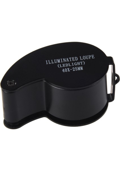 2pcs 40X 25MM Gözler Optik Cam Loupe Büyüteç Büyütme LED Işık (Yurt Dışından) modelleri