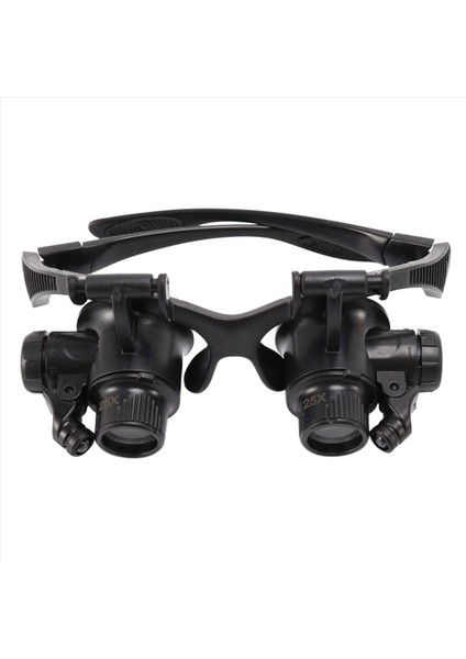 2pc Izle Araçları Izle Onarım Aracı Kit Başı LED Işıklarla Büyüteç Giyen 10X 15X 20X 25X (Yurt Dışından) indirimleri