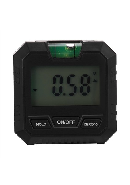 Mini Dijital Protraktör Inklinometre Goniyometre Seviye Açılı Ölçüm Ölçer Bulucu Seviye Kutusu Siyah (Yurt Dışından)