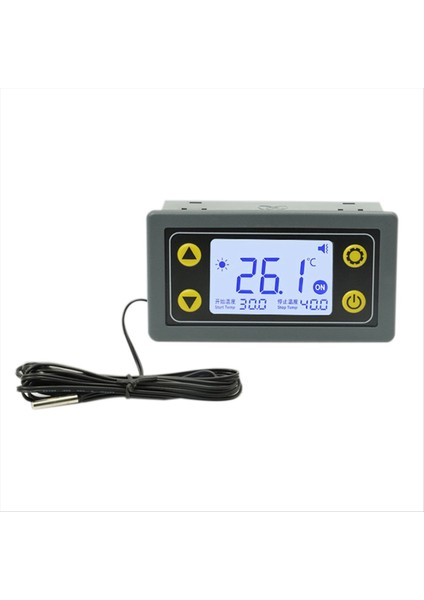 SA10 Termostat Sıcaklık Denetleyicisi Dijital Ekran Termostat Yüksek Düşük Sıcaklık Alarm (Yurt Dışından)