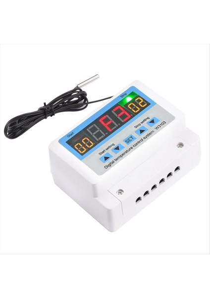 W3103 Ac 220V Max Dijital Termostat 30A Sıcaklık Kontrolör Anahtarı Duvar Asma Dc 12V 24V Termostat (Yurt Dışından)