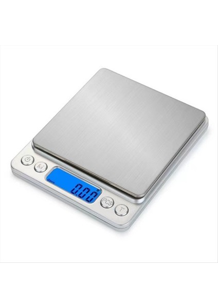 Gıda Ölçekleri 3kg/0 1g Dijital Mutfak Ölçeği Ağırlık Gramlar ve Ons Pişirme Için Pişirme Kahve LCD Ekran Asma Kanca (Yurt Dışından)