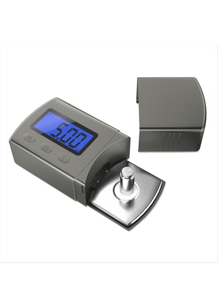 Mini Dijital Turntable Stylus Kuvvet Göstergesi Yüksek Hassasiyet 0 1g/5g LCD Arka Işık Mavi Okuma Kolu Fono Kartuşu (Yurt Dışından)