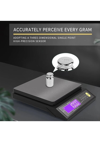 Dijital Ölçek Şarj Edilebilir Elektrik Ölçeği 0 1g 1g Mutfak Ölçeği Sayma Tare Auto Güç Kapalı Birim Dönüşüm 10KG 1g (Yurt Dışından) modelleri
