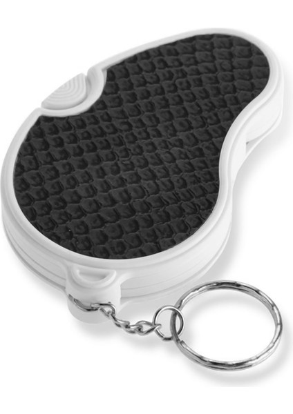 3pcs 5x Ticaret Loupe Büyütme Cam LED Lamba Cebi Büyüteç Taşınabilir Katlama Anahtarlık (Yurt Dışından) modelleri