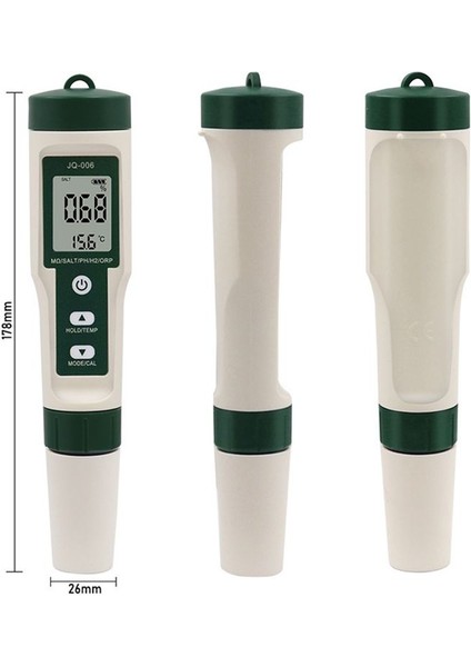 10 Dijital Ph Test Cihazı Ph Tds Tuz Sg Orp Hidrojen Dirençlendirme Sıcaklık Monitör Içme Suyu Için (Yurt Dışından) modelleri