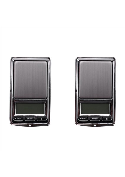 2x 200G/0 01G Mini Çift Aralıklı Yüksek Hassas Mücevher Ölçeği Taşınabilir Cep Altın Takı Ölçeği Ölçek (Yurt Dışından)