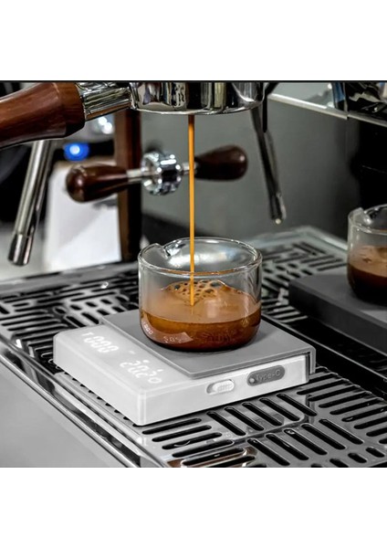 Yeni Up Dijital Kahve Mutfak Mutfak Ölçeği Zamanlayıcı 0 1 Hassas USB Şarj Edilebilir Hafif Ağırlık Mini Dijital Ölçekli Ana Sayfa (Yurt Dışından) modelleri