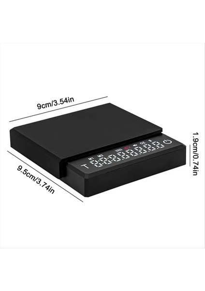 Yeni Up Dijital Kahve Mutfak Mutfak Ölçeği Zamanlayıcı 0 1 Hassas USB Şarj Edilebilir Hafif Ağırlık Mini Dijital Ölçekli Ana Sayfa (Yurt Dışından) fırsatları