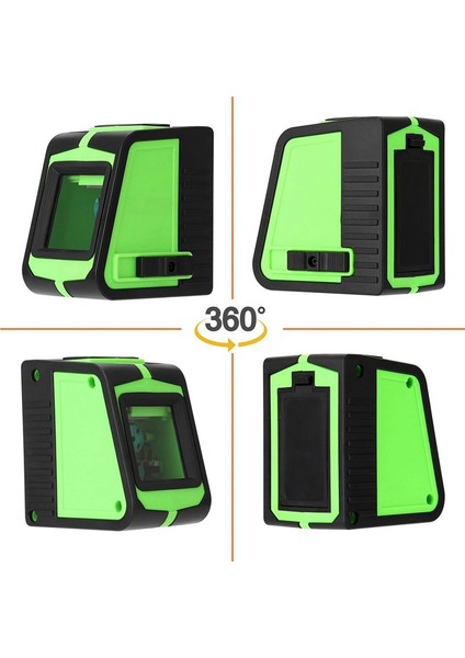 Çok Işlevli 2 Satır Ses Alarmı ile Lazer Seviyesi Pencere Tesviye Aracı Güçlü Yeşil Işın Lazer Seviyesi (Yurt Dışından) modelleri