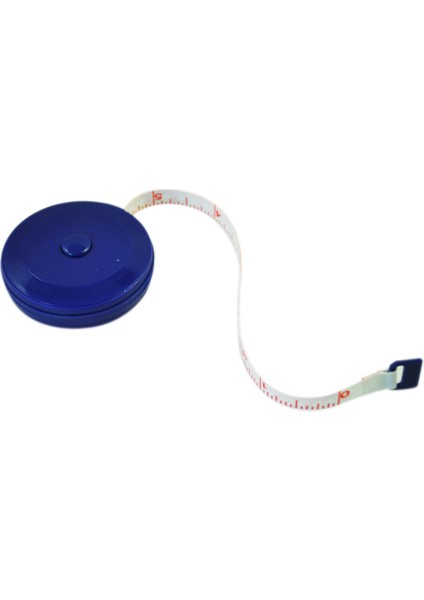 3 Adet 150CM 60 Inç Itme Düğmesi Mavi Kasa Yumuşak Geri Çekilebilir Bant Ölçütü (Yurt Dışından) fiyatları