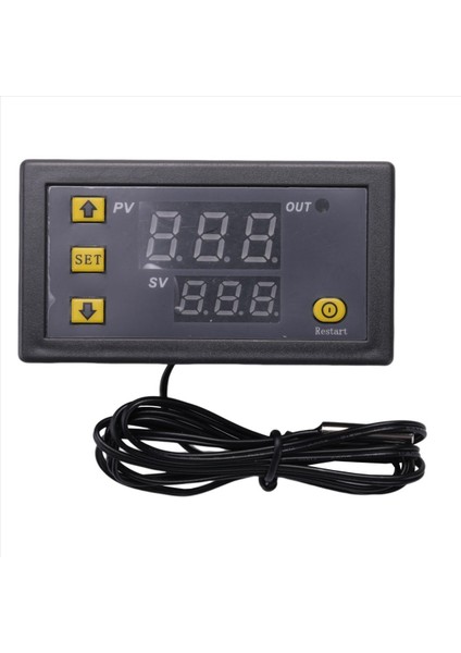 W3230 Prob Line 20A Dijital Sıcaklık Kontrol LED Ekran Termostat Isı/soğutma Kontrol Aleti AC110-220V 1500W (Yurt Dışından)