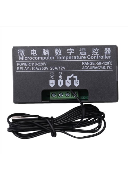 W3230 Prob Line 20A Dijital Sıcaklık Kontrol LED Ekran Termostat Isı/soğutma Kontrol Aleti AC110-220V 1500W (Yurt Dışından) fiyatları