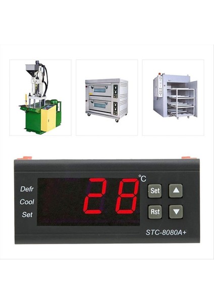 STC-8080A Dijital Buzdolabı Bozulma Endişeli Sıcaklık Denetleyicisi Plastik Termostat Denetleyicisi (Yurt Dışından) fırsatları