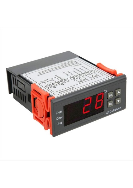 STC-8080A Dijital Buzdolabı Bozulma Endişeli Sıcaklık Denetleyicisi Plastik Termostat Denetleyicisi (Yurt Dışından) indirimleri