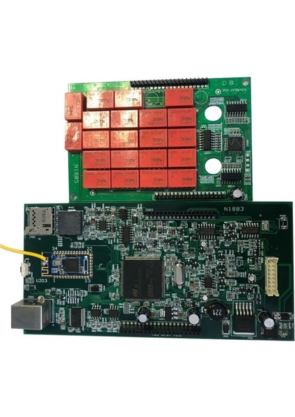 V9 DS150E Obd Vcı 2017 R3 Tcs Pro Obd2 Diyagnostik Aracı Bluetooth ile DS150E Otomobil Kamyonu Aksesuarları Tarayıcı Mavi (Yurt Dışından) modelleri