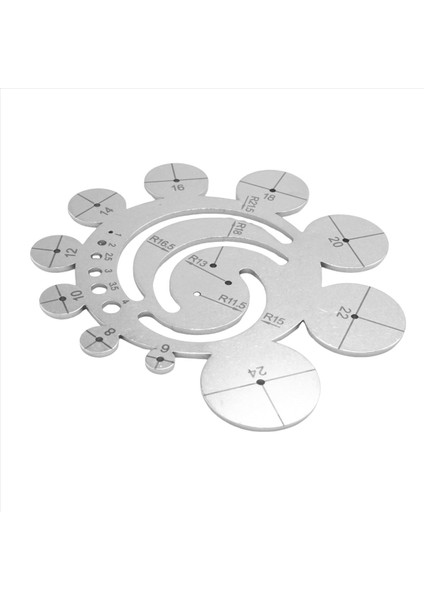 Yuvarlak Deri Kesme Araçları Metal Köşe Kesim Cetvel Çemberi Dıy Dılecraft Çalışıyor Deri Projeler Çizim (Yurt Dışından) fiyatları