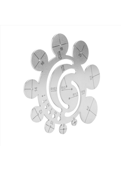 Yuvarlak Deri Kesme Araçları Metal Köşe Kesim Cetvel Çemberi Dıy Dılecraft Çalışıyor Deri Projeler Çizim (Yurt Dışından) modelleri