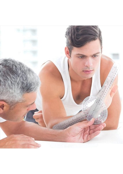 3pcs 12 Inç Gonyometre Şeffaf Ortopedik Açılı Cetvel Plastik Gonyometre 360 Derece Spinal Gonyometre (Yurt Dışından) indirimleri