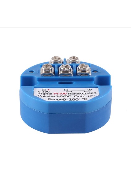 2x PT100 Türe 0-10V 0-100 Derece Rtd Giriş 0-10 Bir Çıkış DC24V Termal Direnç Sıcaklığı Verici (Yurt Dışından) modelleri