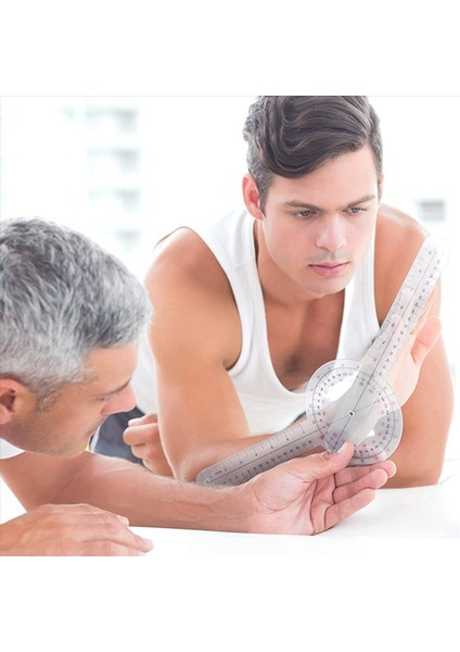 4pcs 12 Inç Gonyometre Şeffaf Ortopedik Açılı Cetvel Plastik Gonyometre 360 Derece Spinal Gonyometre (Yurt Dışından) indirimleri