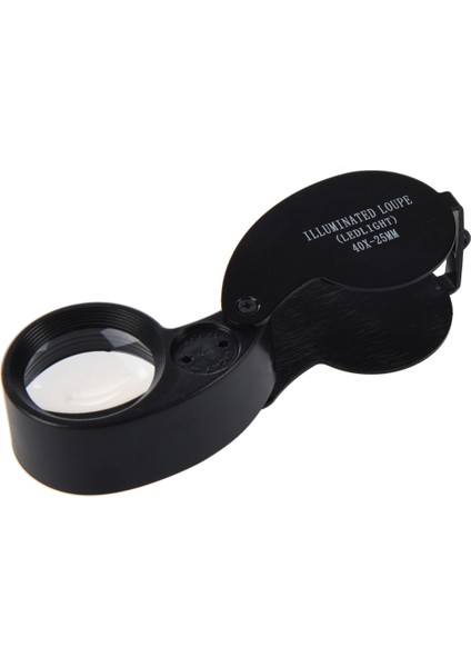 40X 25MM Gözler Optik Cam Loupe Büyüteç Büyütme LED Işık (Yurt Dışından)