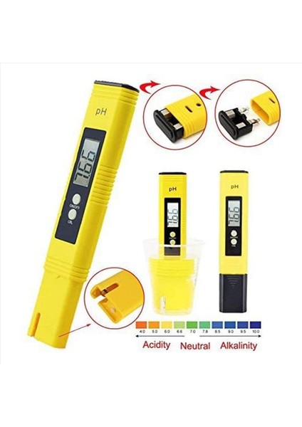2x Ph Metre Test Cihazı Dijital Ph Metre 0 01 Ph Su Kalitesi Testi Mutfak Akvaryum Havuz Laboratuvar Için Dijital Test Cihazı (Yurt Dışından) fiyatları