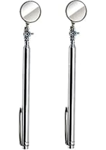 Dairesel Teleskop Cep Denetim Aynası 30MM Çap 4-1/2 Inç Ila 18 Inç Genişletilmiş Sap Uzunluğu (2 Paketi) (Yurt Dışından)