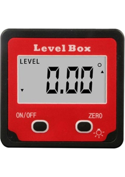 Manyetik Dijital Ekran Seviyesi Eğilim Ölçüm Aleti Yüksek Hassas Açılı Cetvel Inklinometre Aracı (Yurt Dışından)