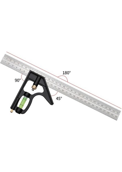 300MM Mobil Kombinasyon Kare Hareketli Kare Marangoz 90 Derece 45 Derece Dönüş Kare Kare Uzatıcı Alet (Yurt Dışından) fırsatları