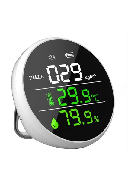 Taşınabilir Pm2 5 Dedektör Hava Kalitesi Sensörü Test Cihazı Termometre ve Higrometre (Yurt Dışından)