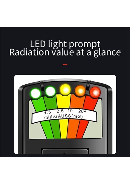 Elektromanyetik Radyasyon Dedektörü Emf Metre Manyetik Alan Detektörü K2KII Çok Fonksiyonlu Radyasyon Test Cihazı Beyaz (Yurt Dışından) fırsatları