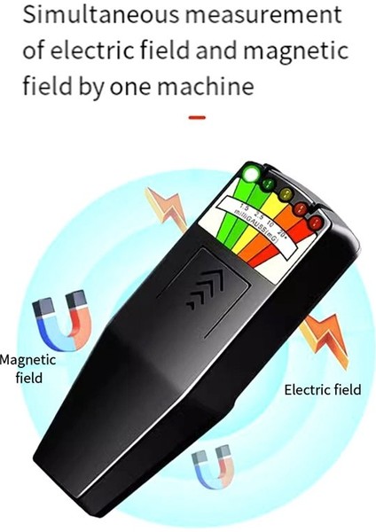 Elektromanyetik Radyasyon Dedektörü Emf Metre Manyetik Alan Detektörü K2KII Çok Fonksiyonlu Radyasyon Test Cihazı Beyaz (Yurt Dışından) indirimleri